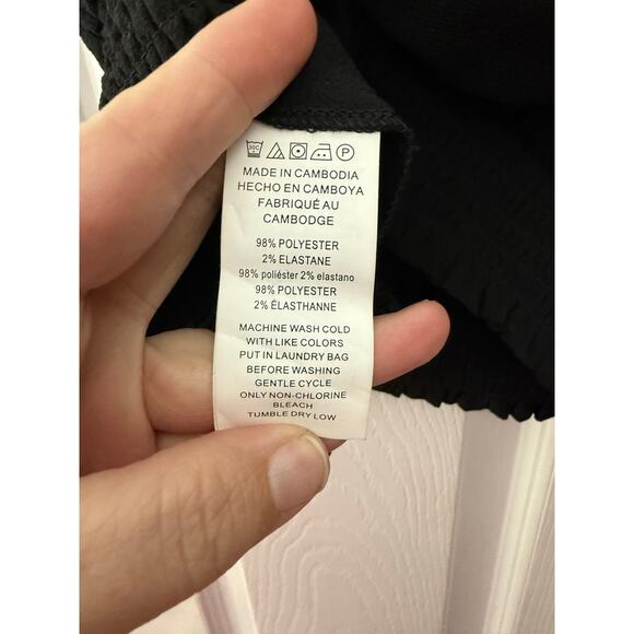 Black Michael Kors Top Size Medium NWT - Picture 5 of 6